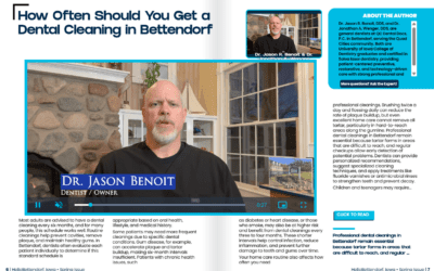 National Recognition for Dental Care: Dr. Jason Benoit Featured in HelloBettendorf HelloNation Digital Magazine
